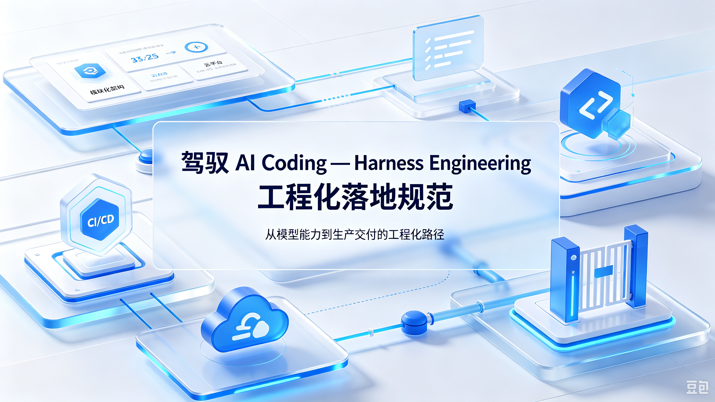 AI Coding Harness 工程化落地流程架构图