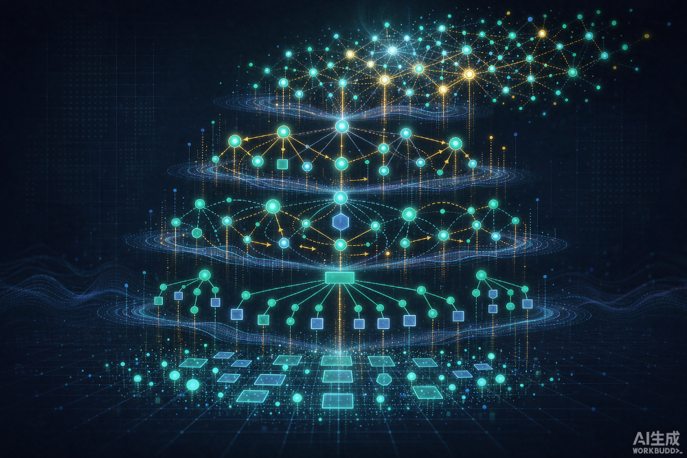 本体工程管线 Ontology Pipeline 语义工程数字艺术插画