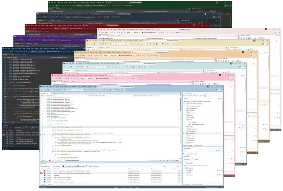 Visual Studio 2026 Fluent UI