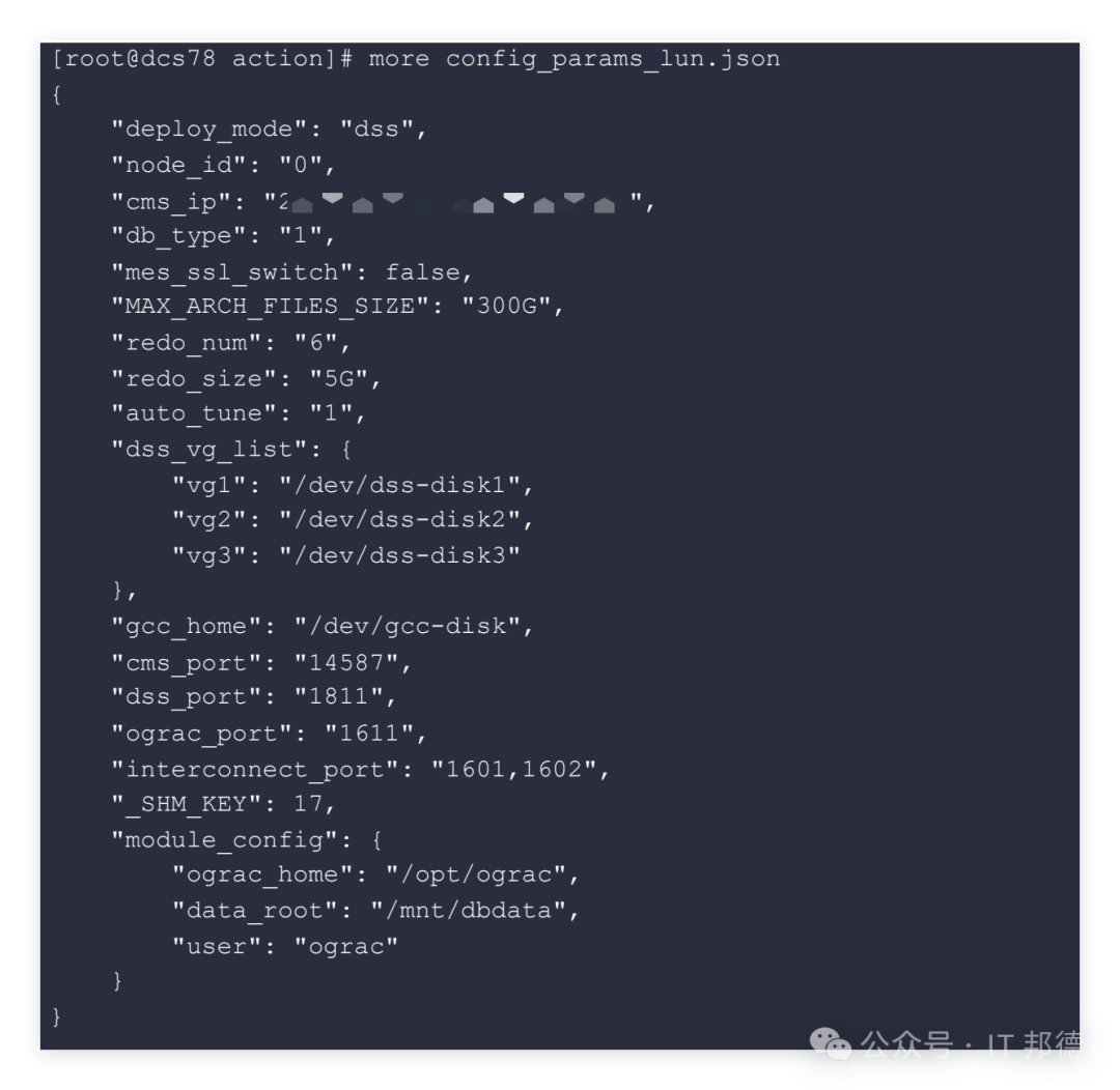 config_params_lun.json 参数配置内容
