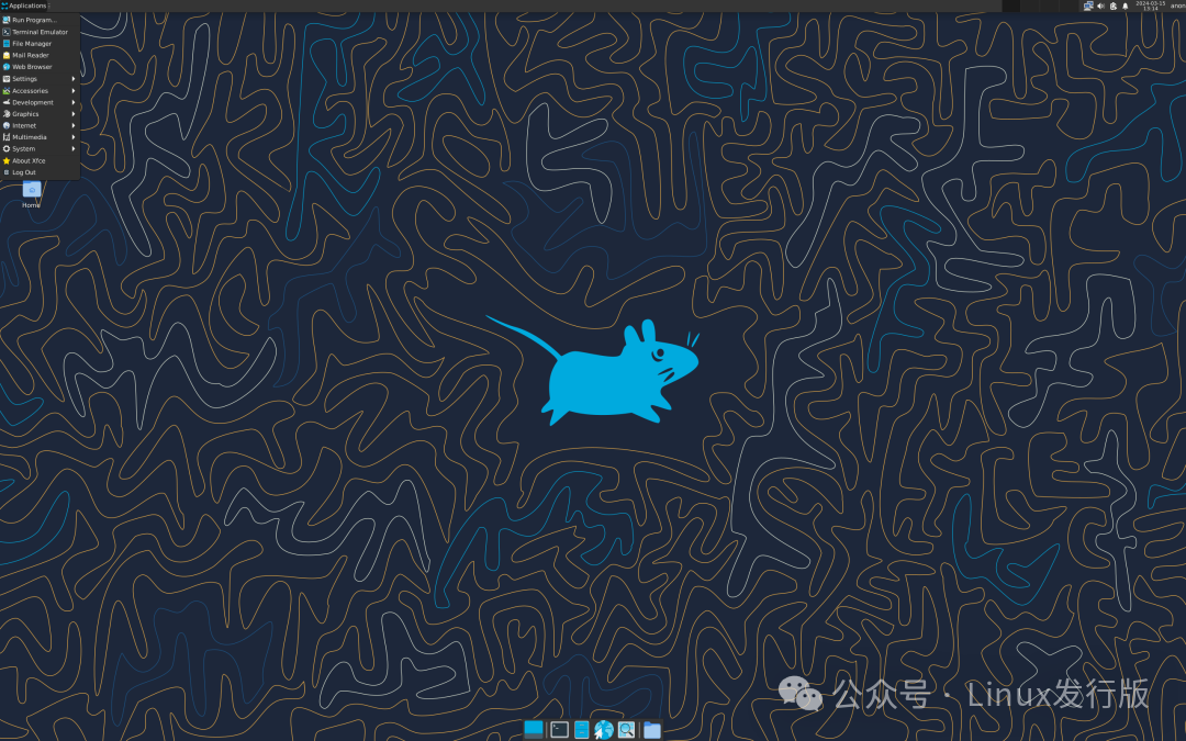 Void Linux Xfce桌面环境截图