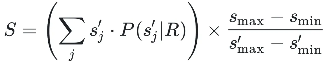 分布敏感评分公式