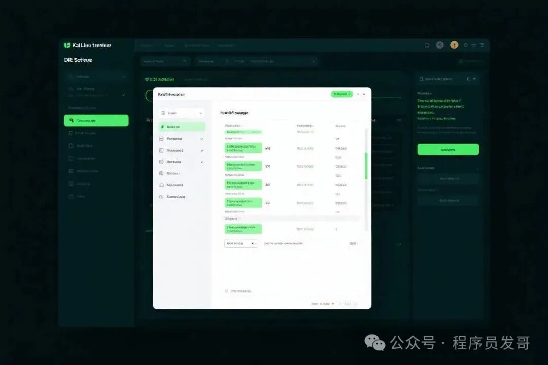 DiE软件在Kali Linux中的界面展示