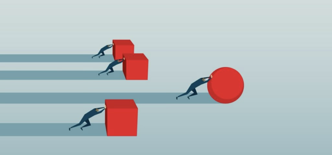 策略与效率对比隐喻图