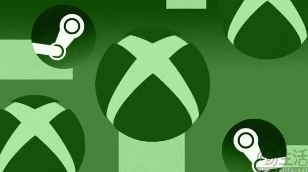Xbox 与 Steam 平台标志组合图案