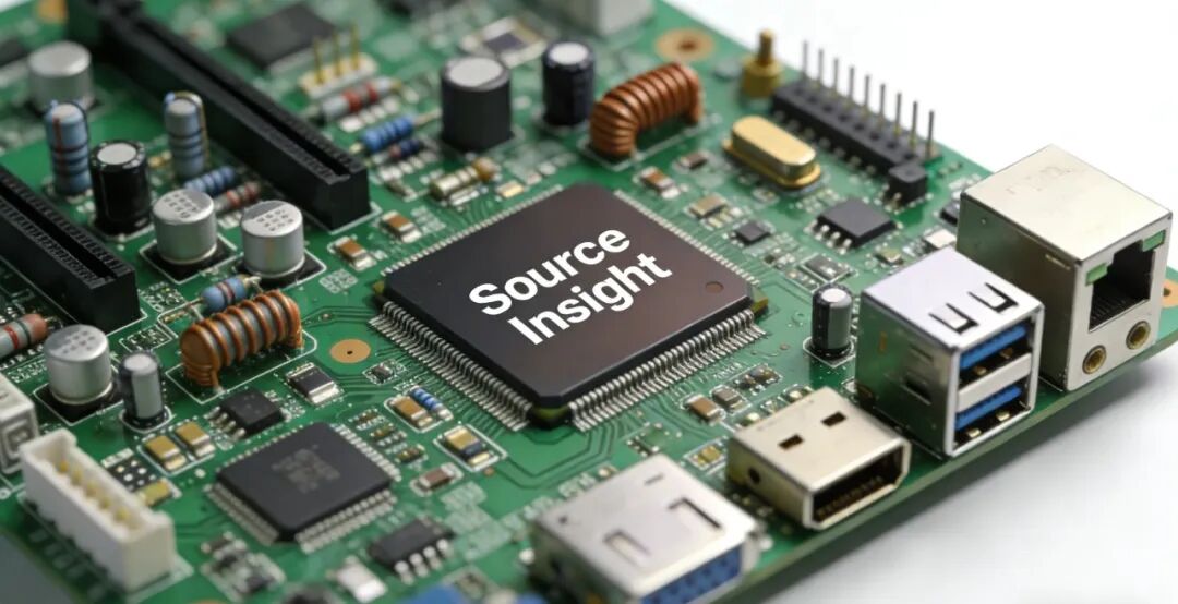 电路板上的芯片及接口特写