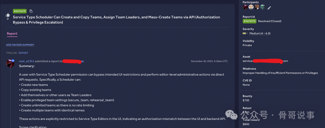 漏洞报告概览界面