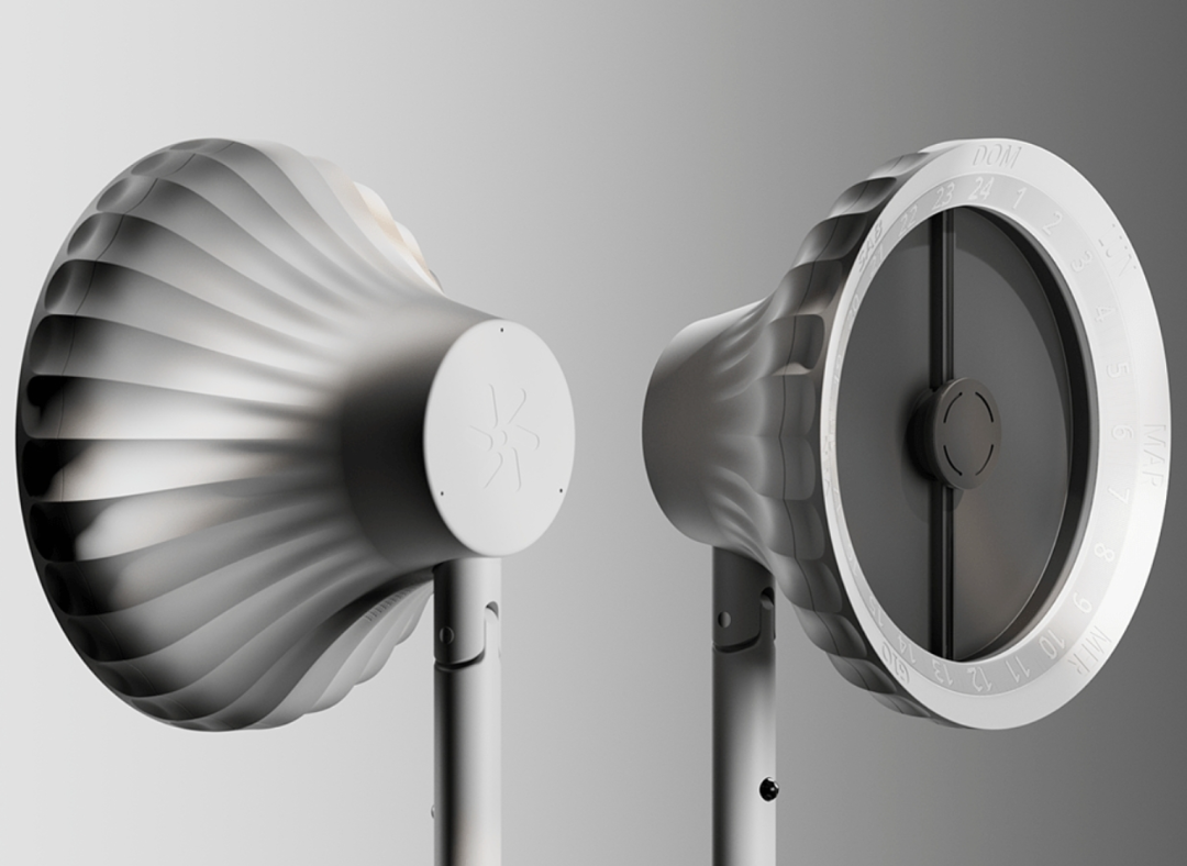 扇叶状白色风扇纹理