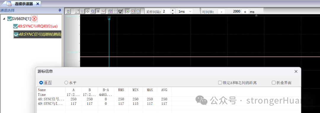 睿擎EtherCAT DC同步效果图