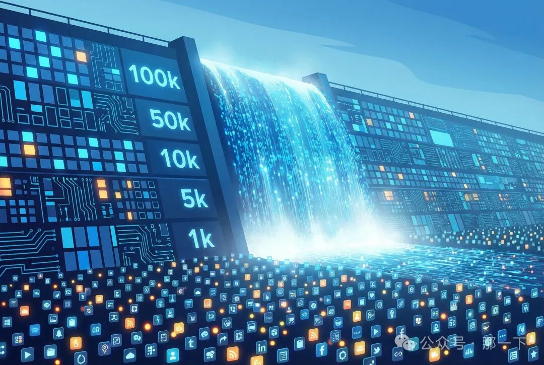 数据洪流大坝：象征成本临界点