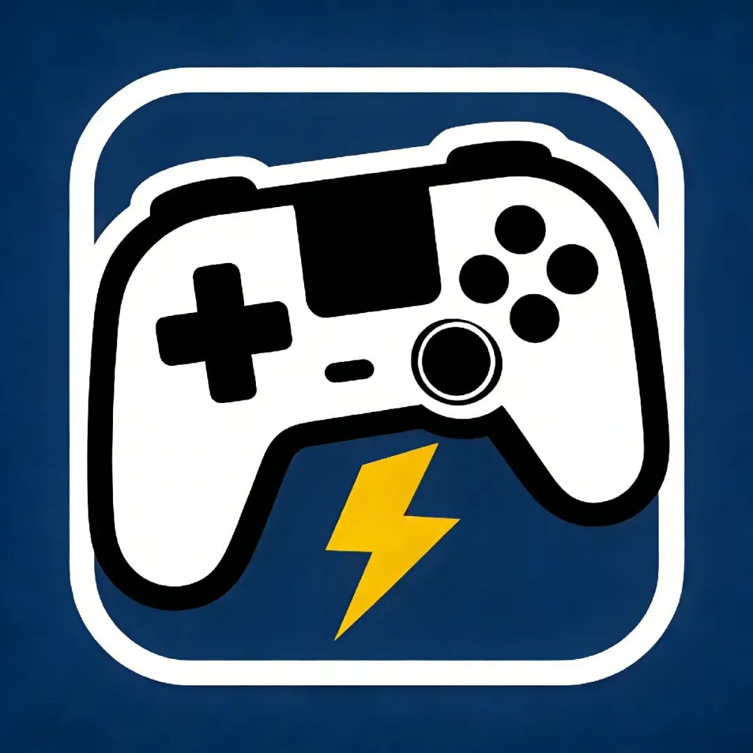 MyFlash项目图标,手柄与闪电符号