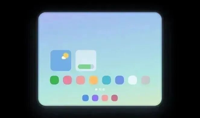 暗示屏幕比例4:3的UI图像