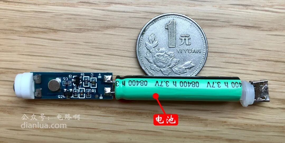 电路板反面全景，含发热丝焊点