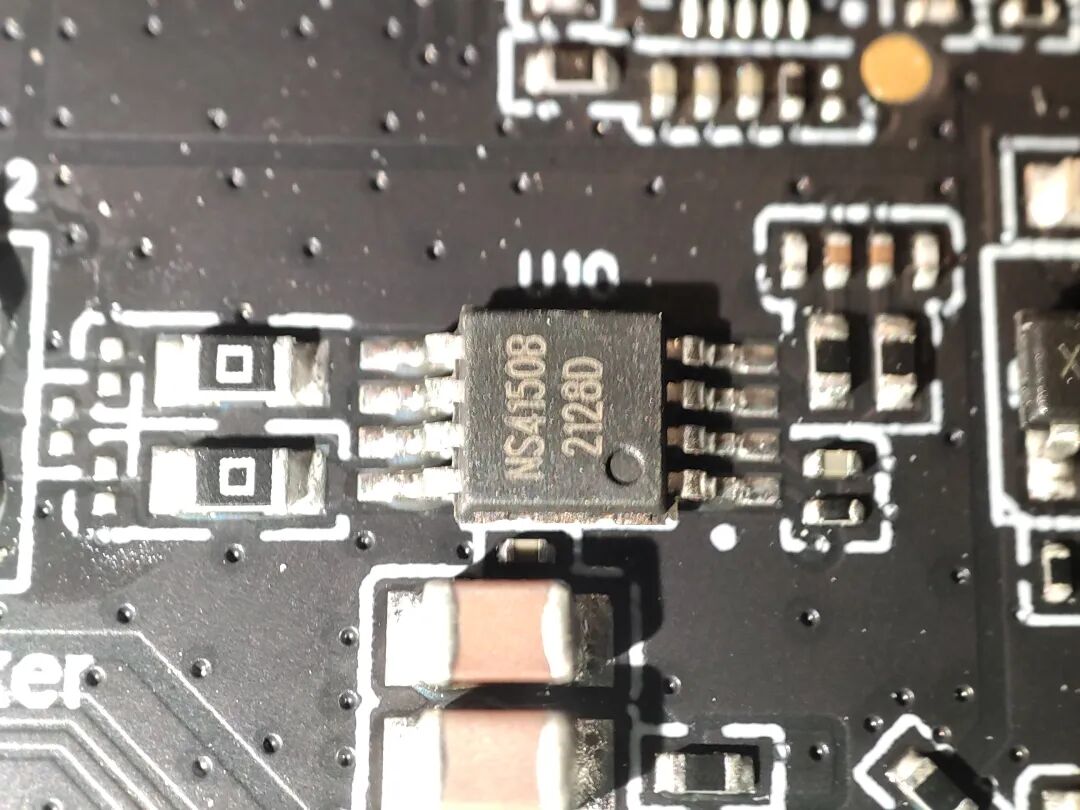 NS4150音频功放芯片特写