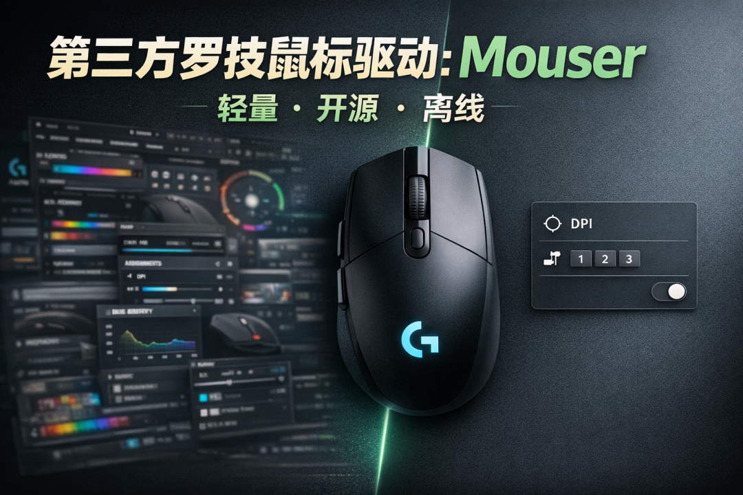 Mouser - 第三方罗技鼠标驱动界面