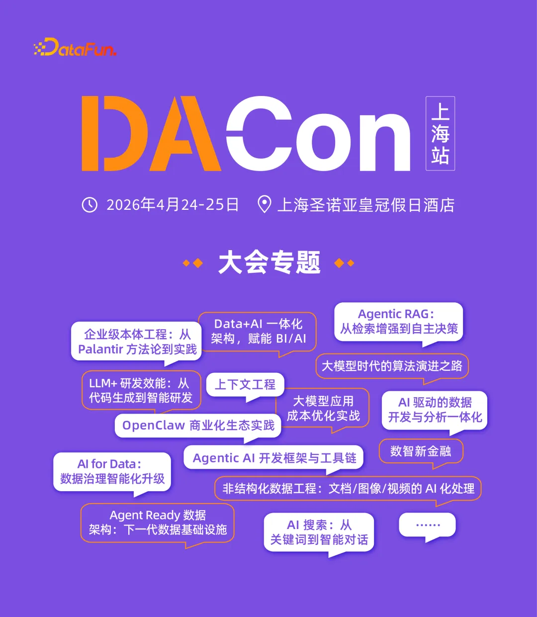 DACon上海站大会专题海报