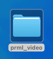 桌面生成的prml_video文件夹图标