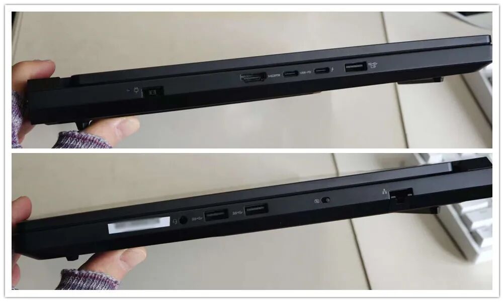 拯救者Y9000P左右两侧接口特写