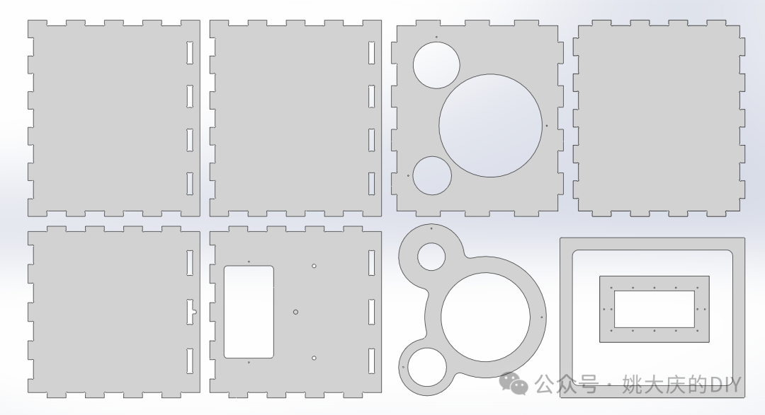路演K歌箱体激光切割CNC加工设计图纸