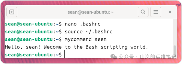 测试自定义Bash函数并传入参数