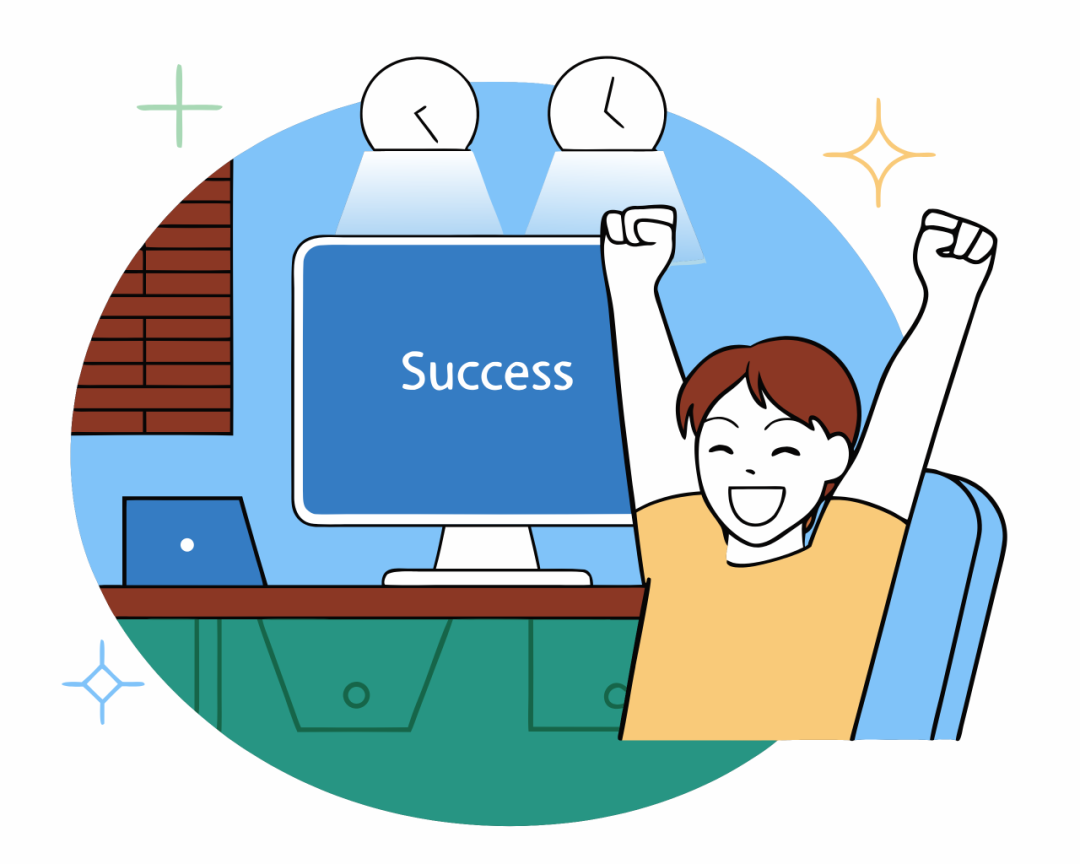 程序员解决难题后的喜悦时刻