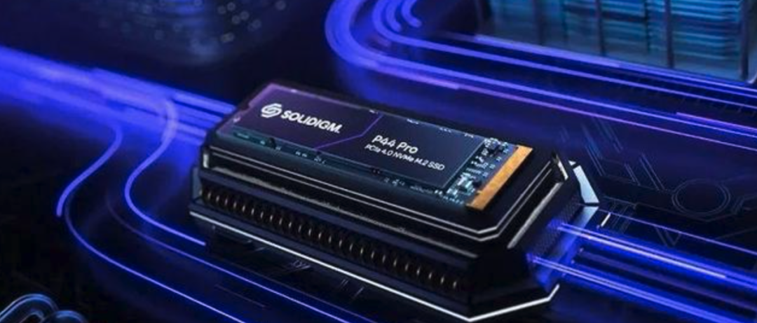 Solidigm P44 Pro PCIe 4.0 NVMe M.2 SSD产品图