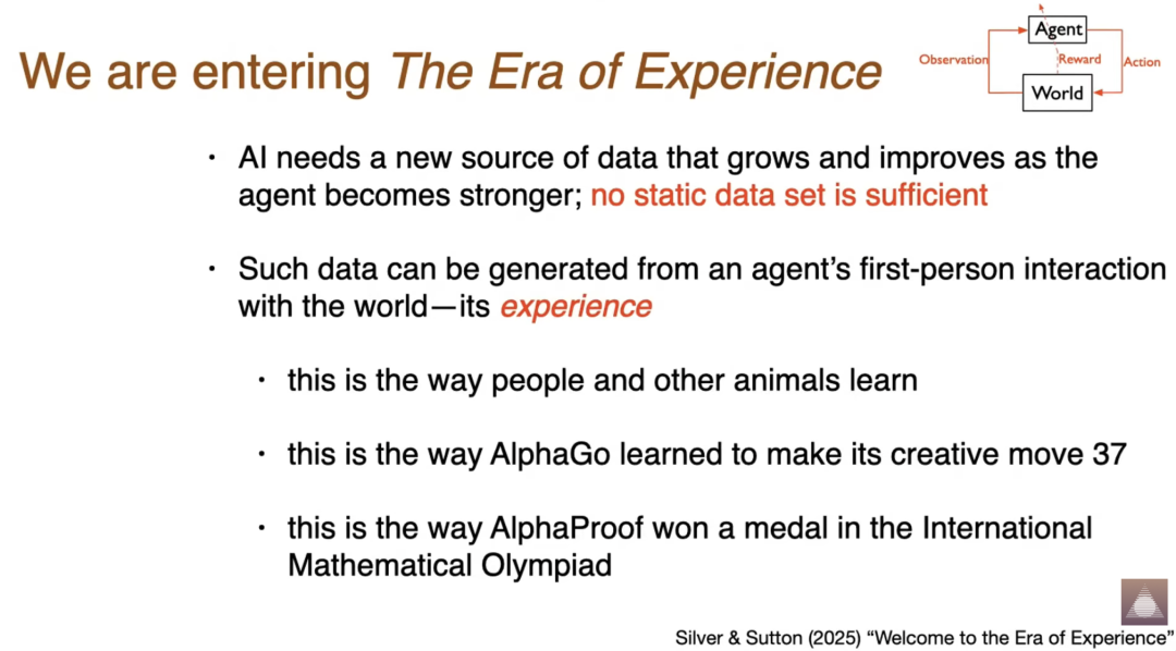 阐述“经验时代”核心原则的幻灯片