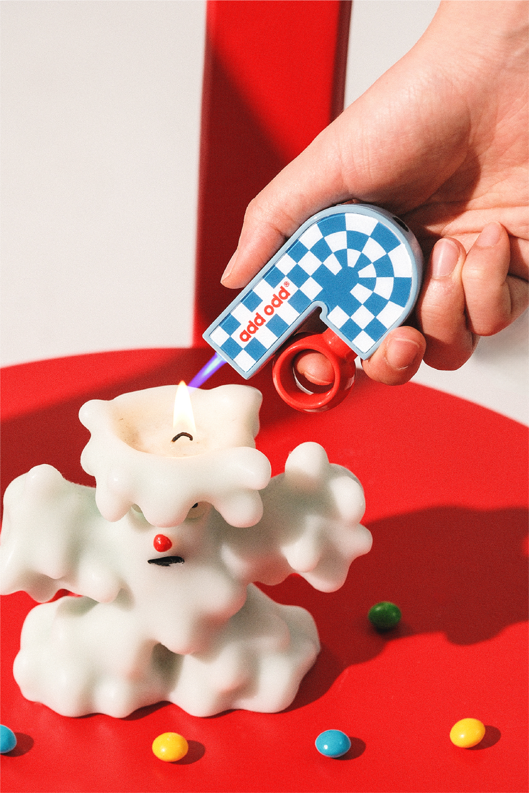 点燃云朵蜡烛的Add Odd打火机