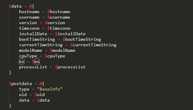 Windows 环境信息收集代码