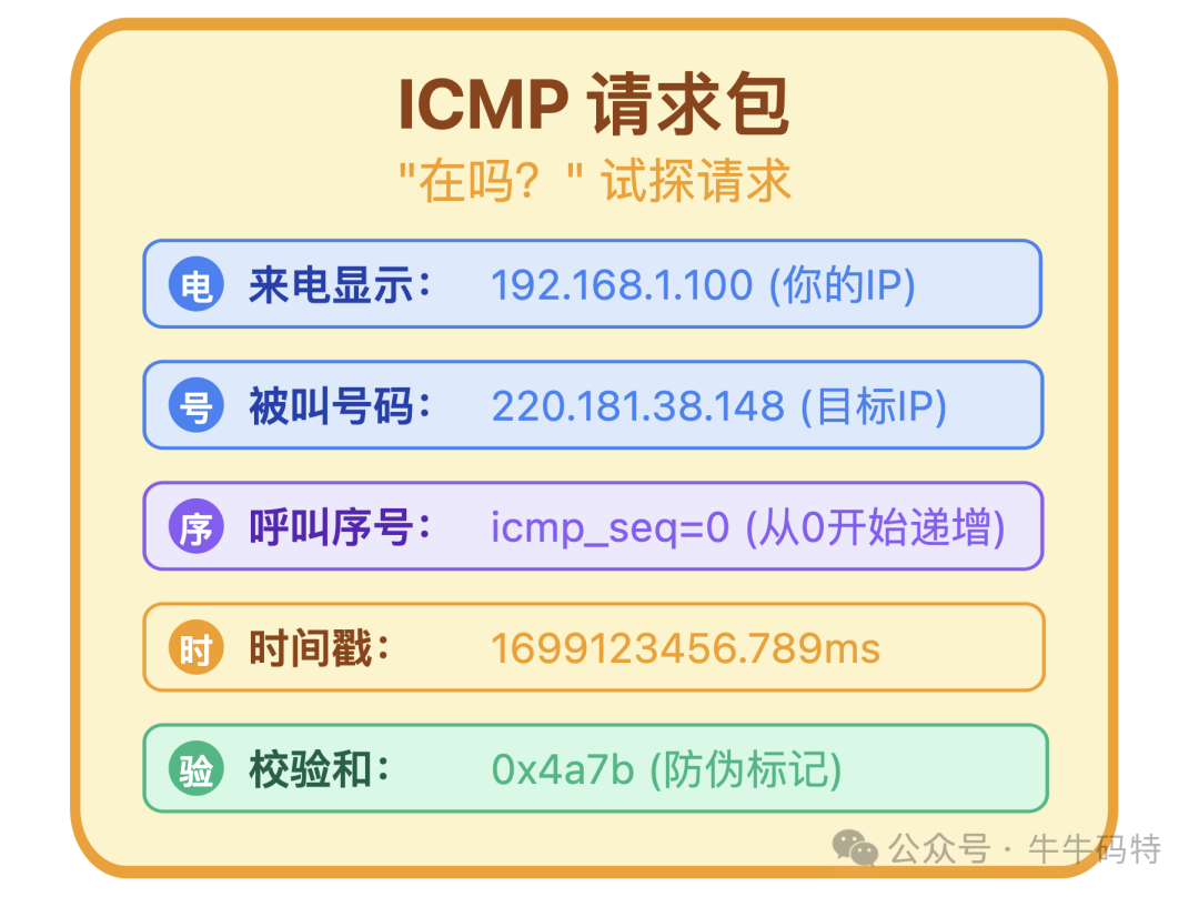 ICMP请求包结构详解