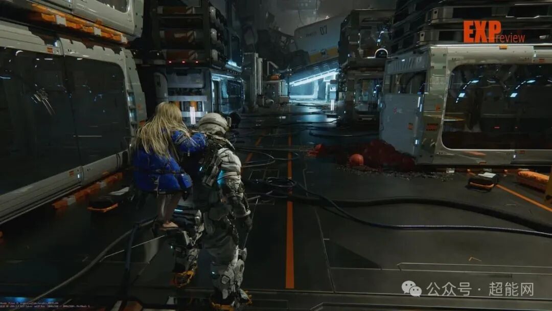 舱体堆放场景，复杂光线反射，舱体玻璃映照周围环境