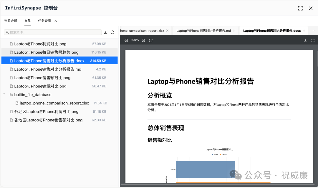 最终生成的图文并茂Word分析报告