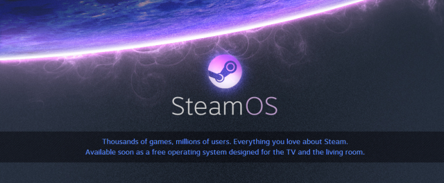 SteamOS 早期宣传界面