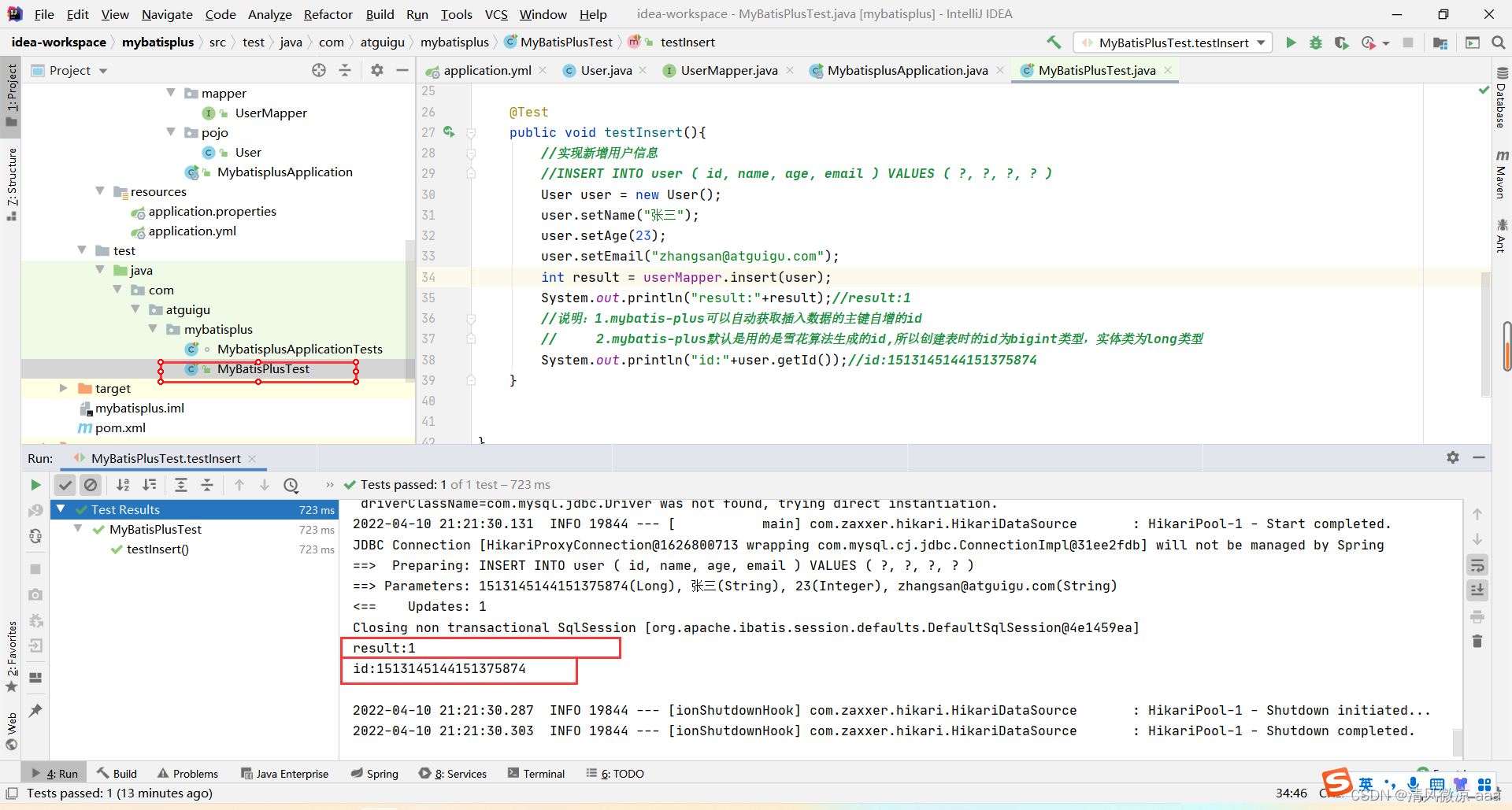 Spring Boot项目整合MyBatis-Plus:从配置到代码生成的全流程指南 - 图片 - 17