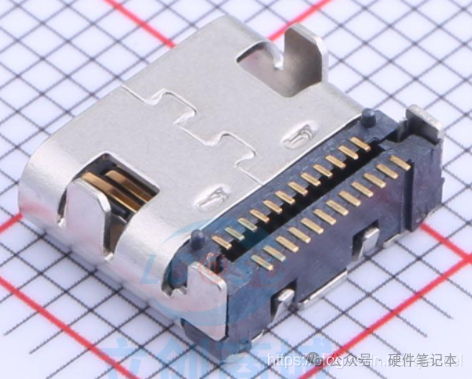 24针全功能Type-C连接器引脚定义