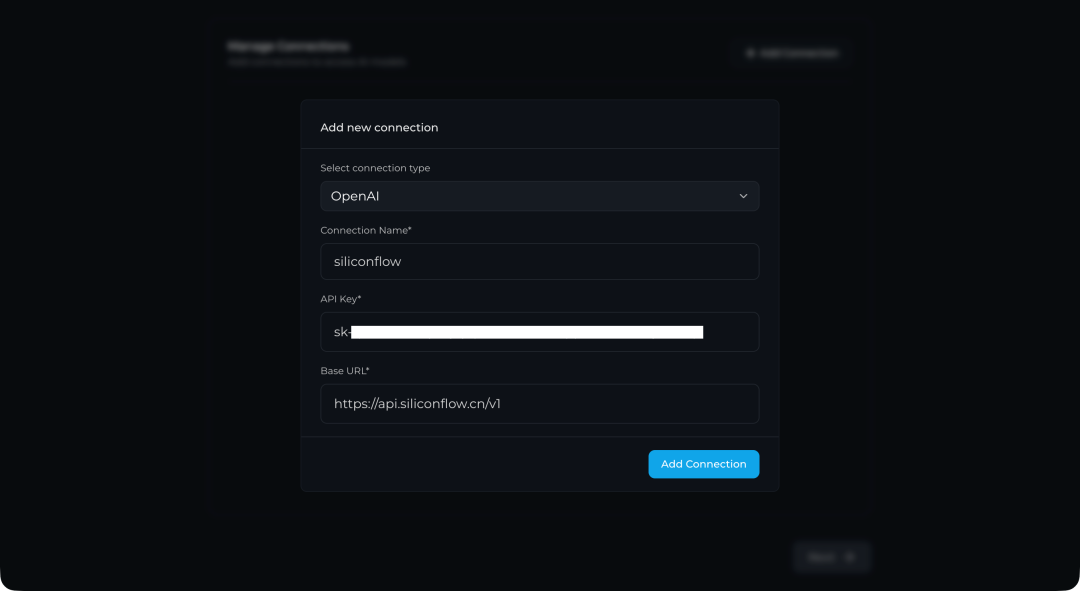 配置硅基流动API连接