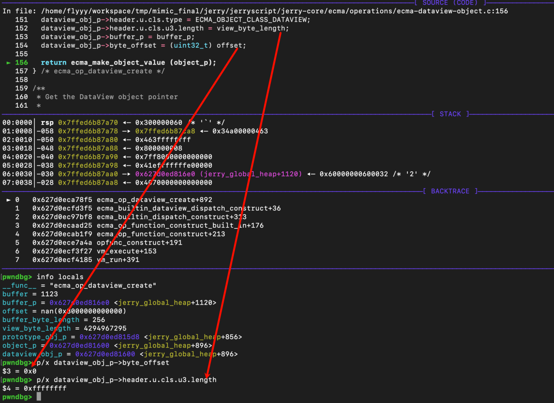 DataView对象创建成功，length字段被修改
