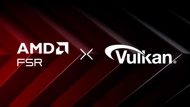 AMD FSR 与 Vulkan API 合作标识