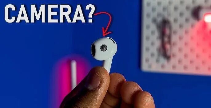 带摄像头的AirPods Ultra概念图