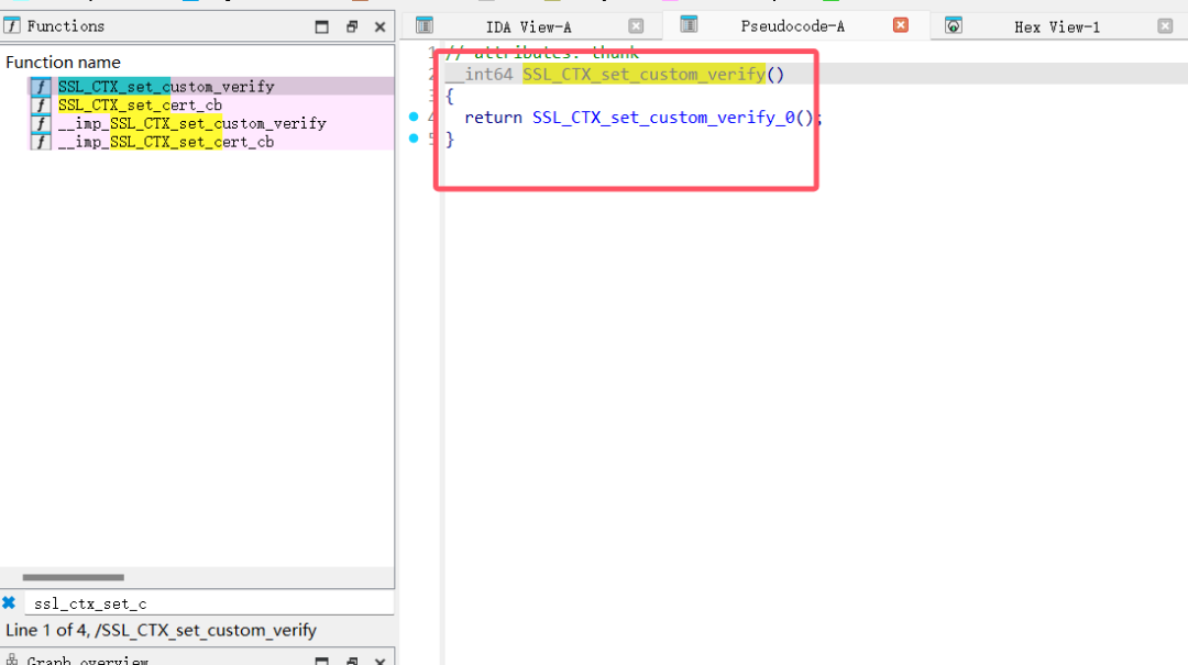 搜索SSL_CTX_set_custom_verify函数