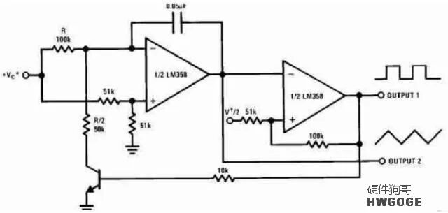 电压控制振荡器VCO电路图