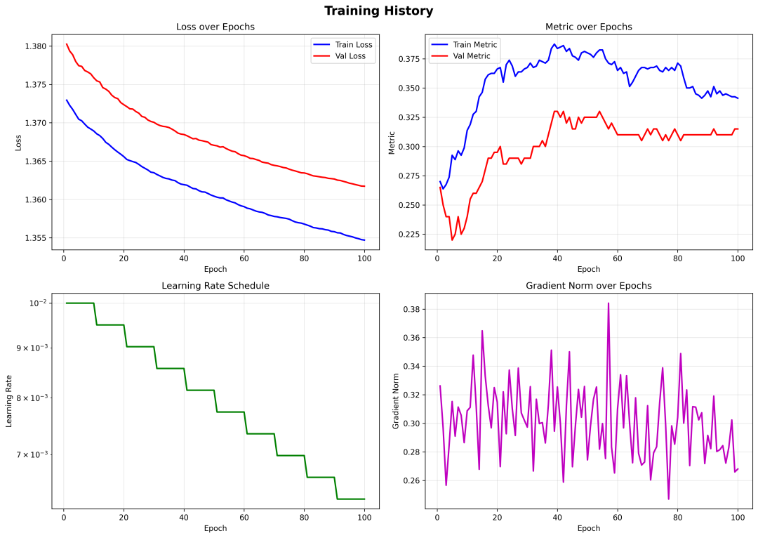 关系RNN模型的训练历史曲线