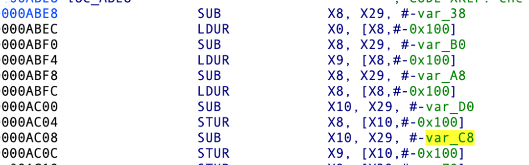 更早的栈空间数据准备