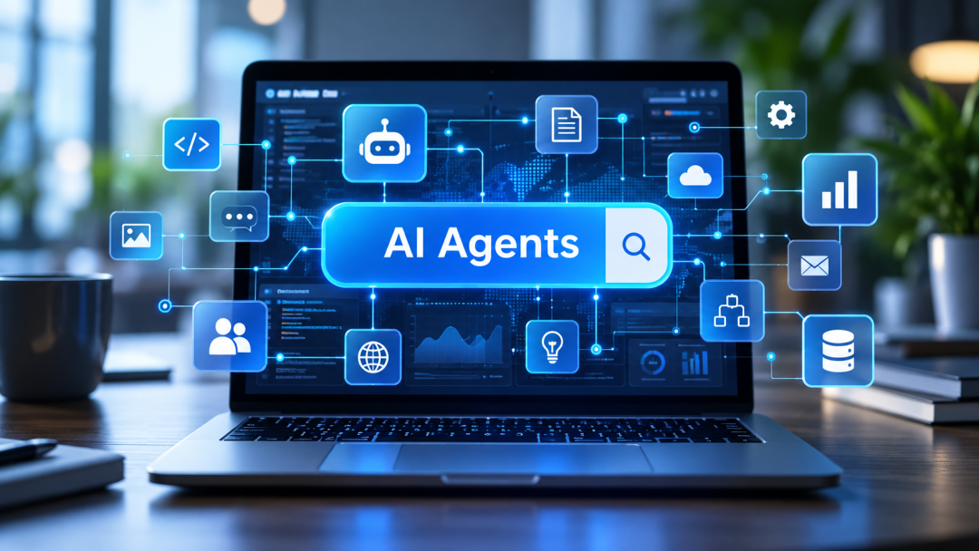 AI Agents 技术概念示意图