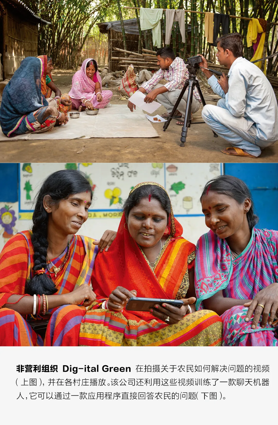 Digital Green组织拍摄与培训农民视频