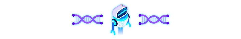 机器人DNA双螺旋主题插图