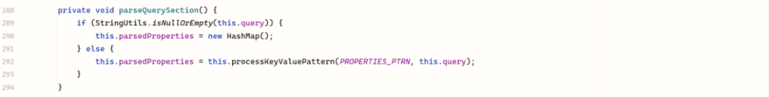 parseQuerySection 方法