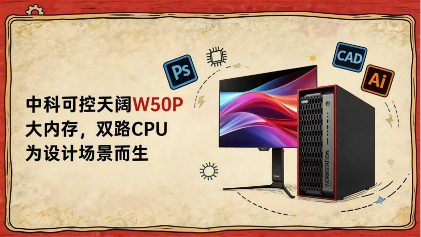 中科可控天阔W50P工作站介绍图