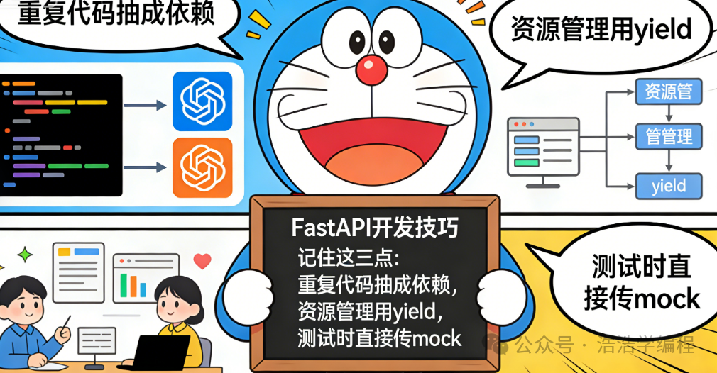 FastAPI开发技巧总结图