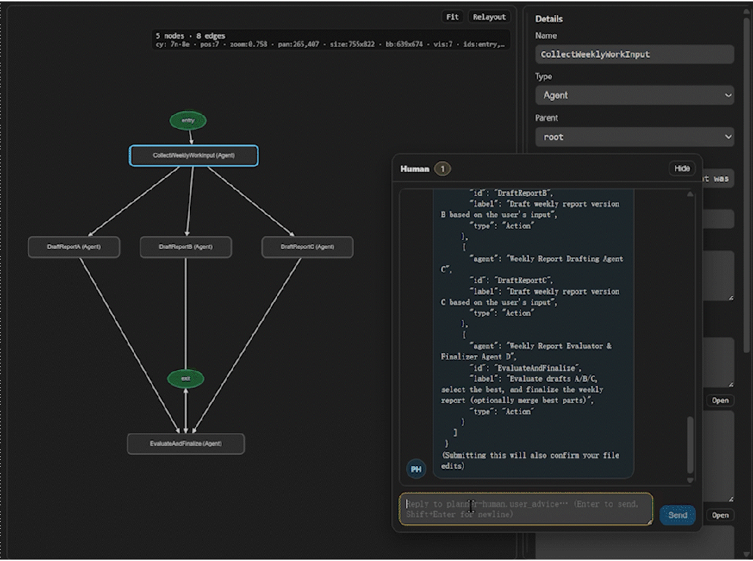 MASFactory Vibe Graphing 交互式构图界面
